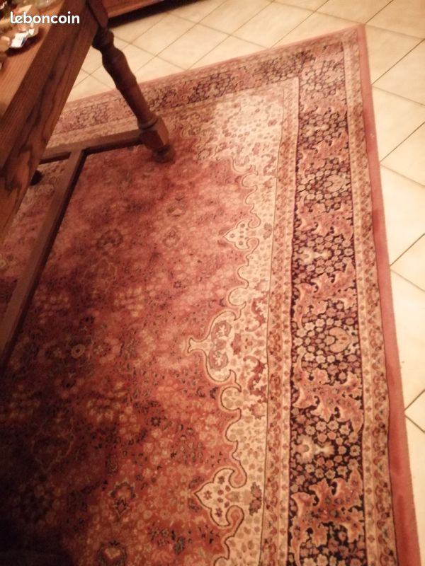 Deux beaux tapis laine et soie de qualité (image 1)