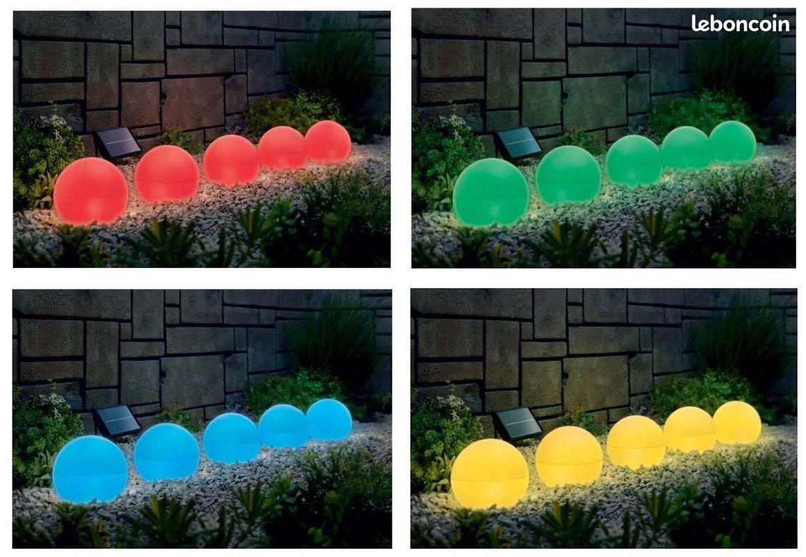 Balises de jardin décorative solaires (image 1)