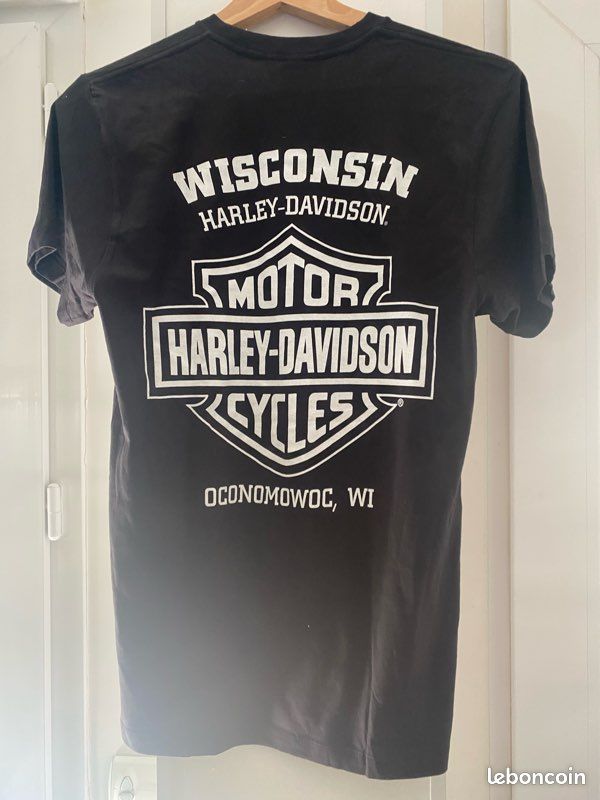 T-shirt Harley-Davidson Taille L - Couleur Ocre, Manches Courtes, Neuf Sans étiquettes