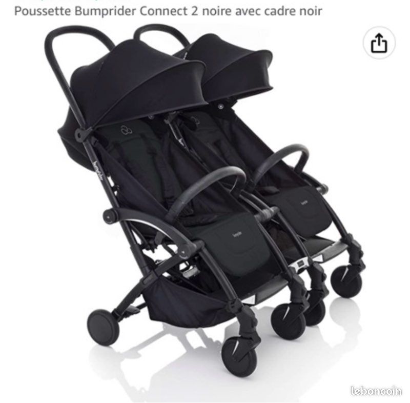 2 poussettes Bumprider Connect 2 noire - idéal pour des Jumeaux /twins (image 6)