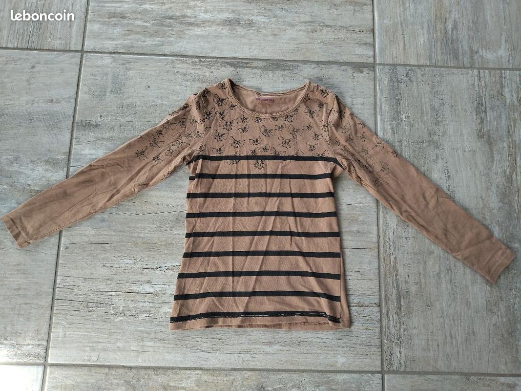 Tee-shirt manches longues fille 10 ans (image 1)