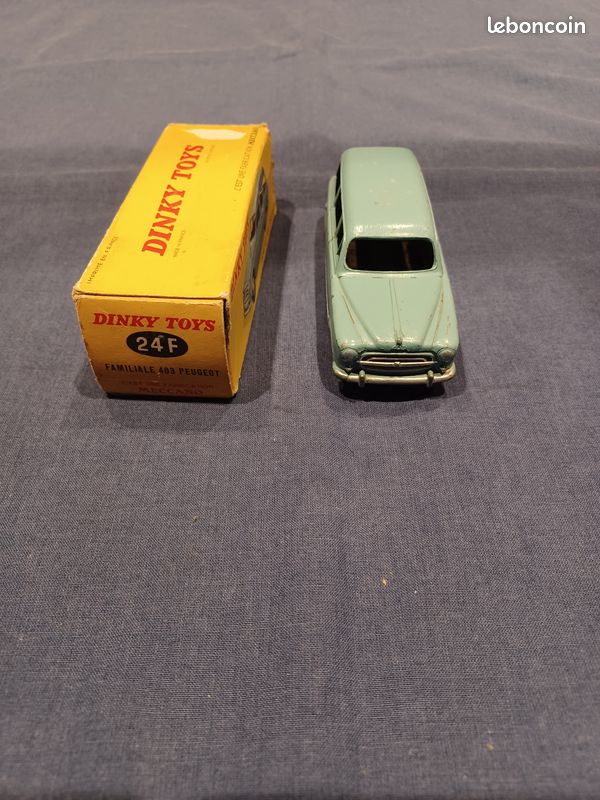 DINKY TOYS FRANCE Originale 1/43 Réf 24F : Peugeot 403