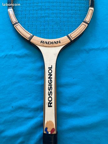 Raquette De Tennis Ancienne Et Rare  ROSSIGNOL F 340 KEVLAR