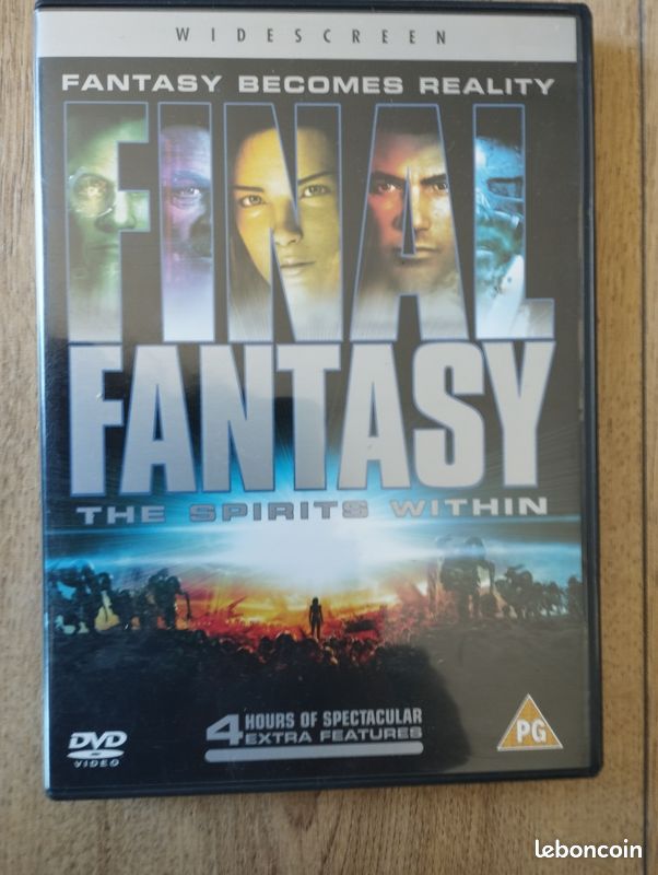 Coffret DVD Fantasy becomes reality Final Fantasy the spirits within (image 1)