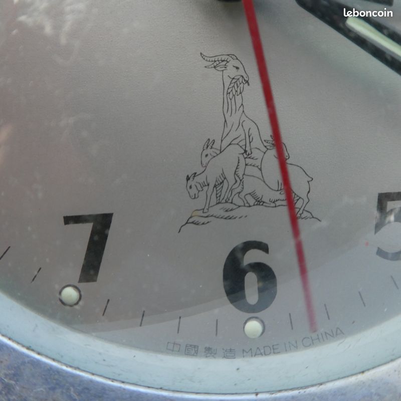 Réveil Prinztronic TM 150 Vintage – Fonctionne, Lumière Verte, Alarme
