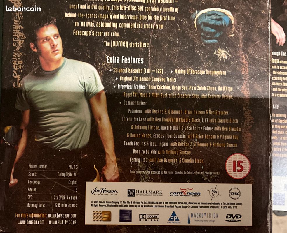Farscape saison 1 en anglais édition limitée (image 10)