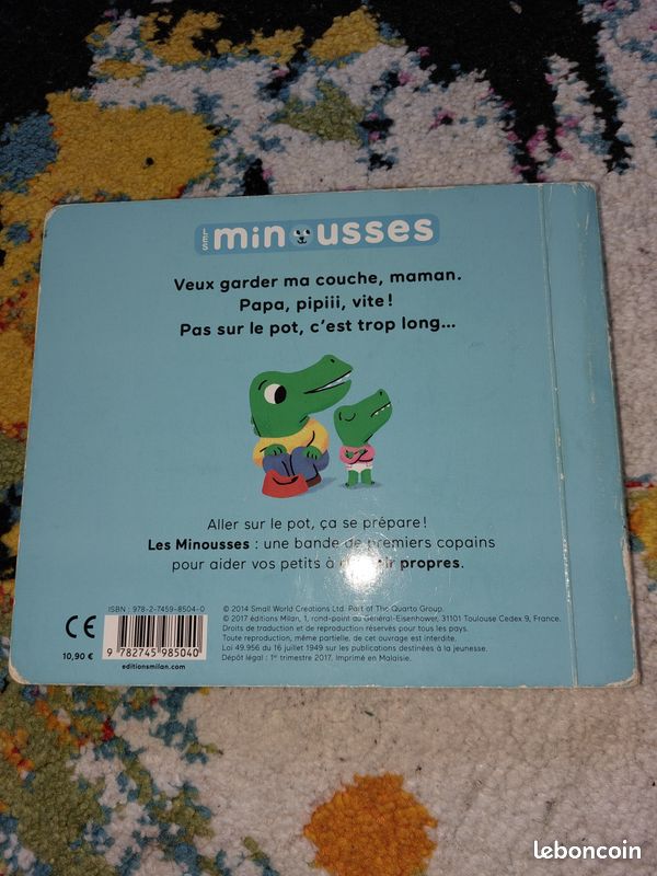 Livre pour Enfant, Sur le Pot collection Les Minousses (image 2)
