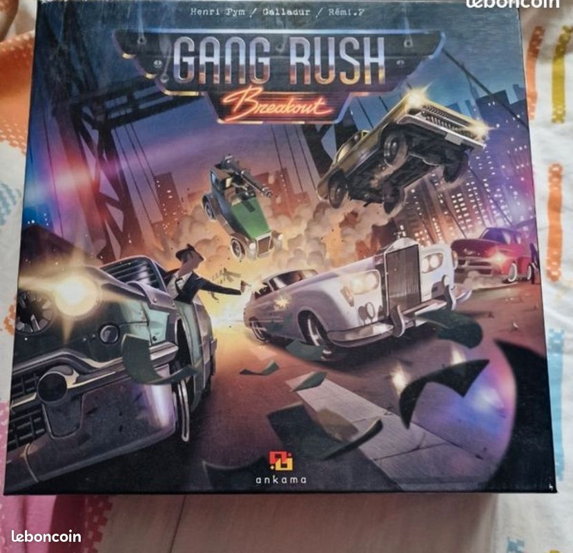 Jeu De Société Gang Rush: Breakout – Édité Par Ankama – Complet – Occasion Fonctionnel