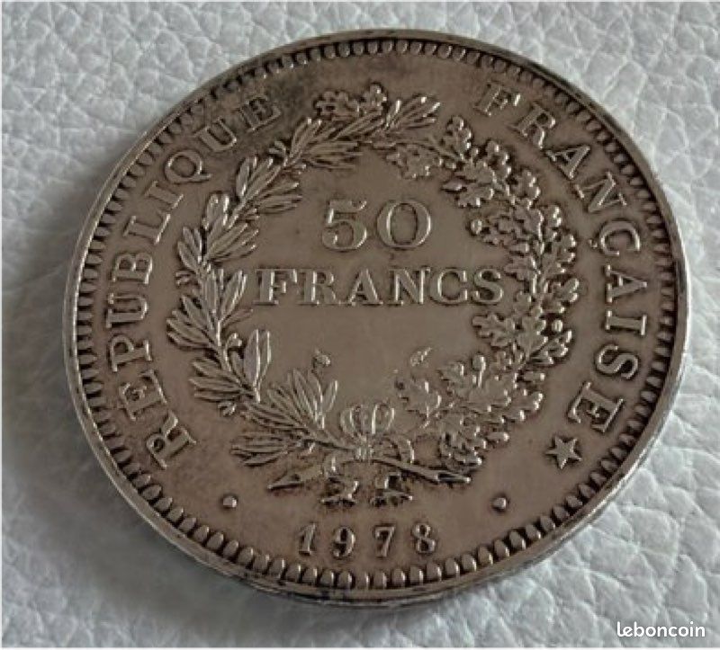 Pièce de 50 Fr. En argent (image 1)