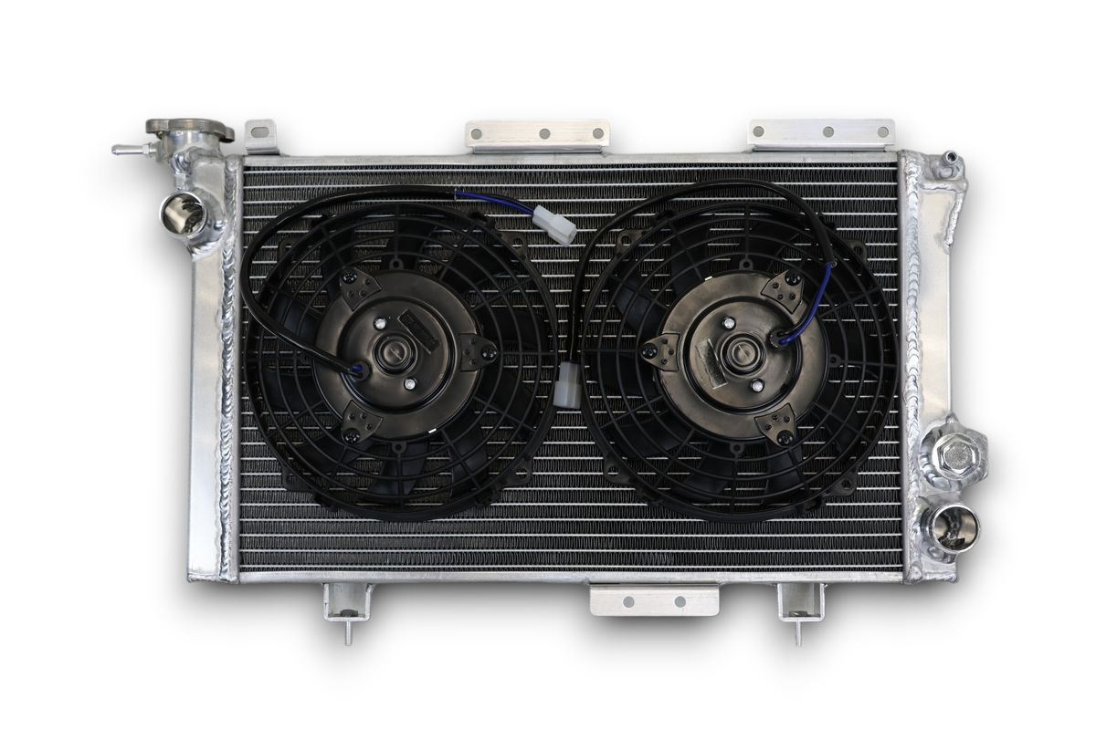 Kit radiateur aluminium gros volume RENAULT 4L et ventilateurs plats
