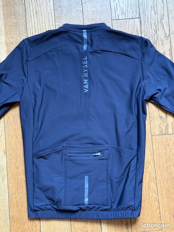 Maillot vélo manches longues violet Van Rysel Racer (mi-saison