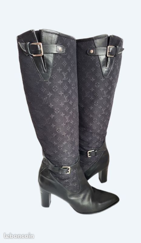 Louis Vuitton talon haut bottes en caoutchouc bottes en caoutchouc bottes  en caoutchouc bottes en caoutchouc rare