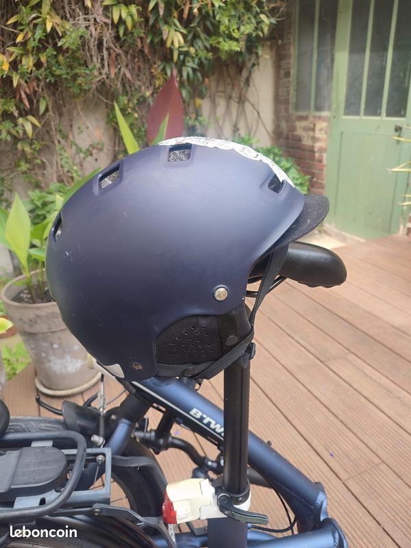 BTWIN Vélo pliant fold 500 bleu fonce (image 8)
