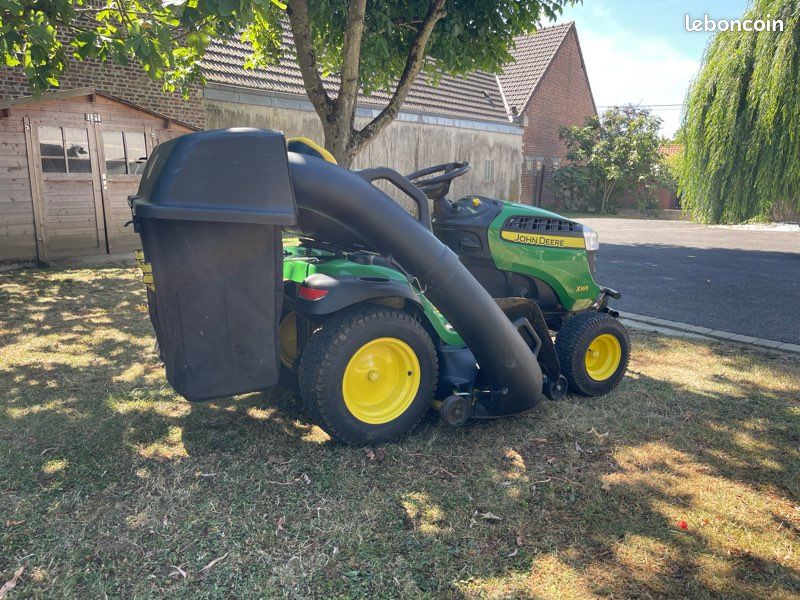 Tracteur Tondeuse John Deere x165 Bac de Ramassage (image 6)