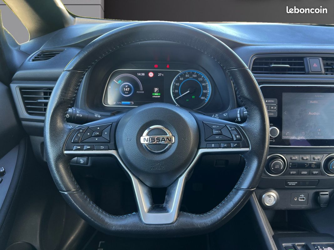 NISSAN LEAF 2021.5 Electrique 40kWh 150CH N-Connecta Caméra 360° Garantie 12 mois (image 13)