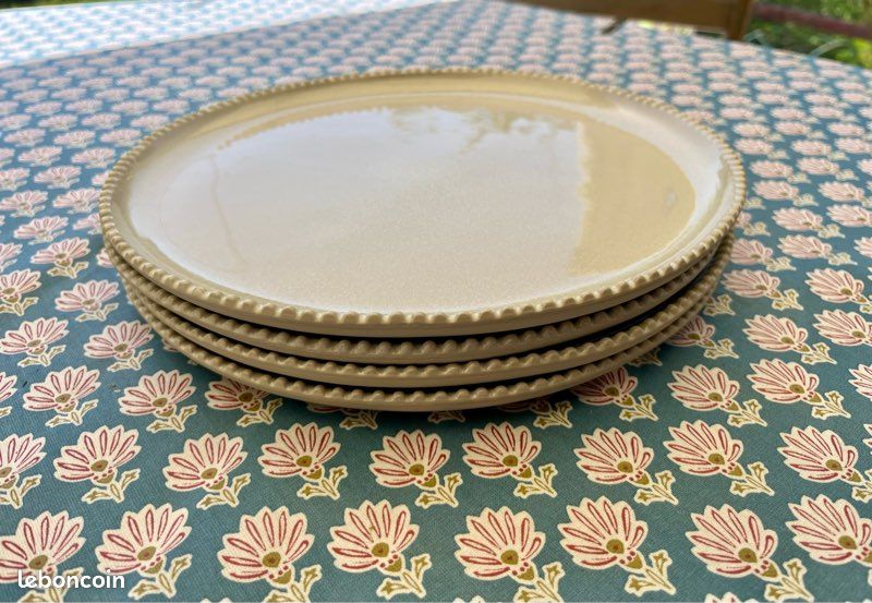 Vaisselle Monoprix grès gris bleu (image 1)