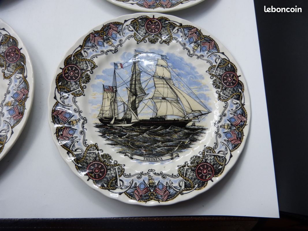 6 Assiettes Marine CURRIER & yves by CHURCHILL (image 3)