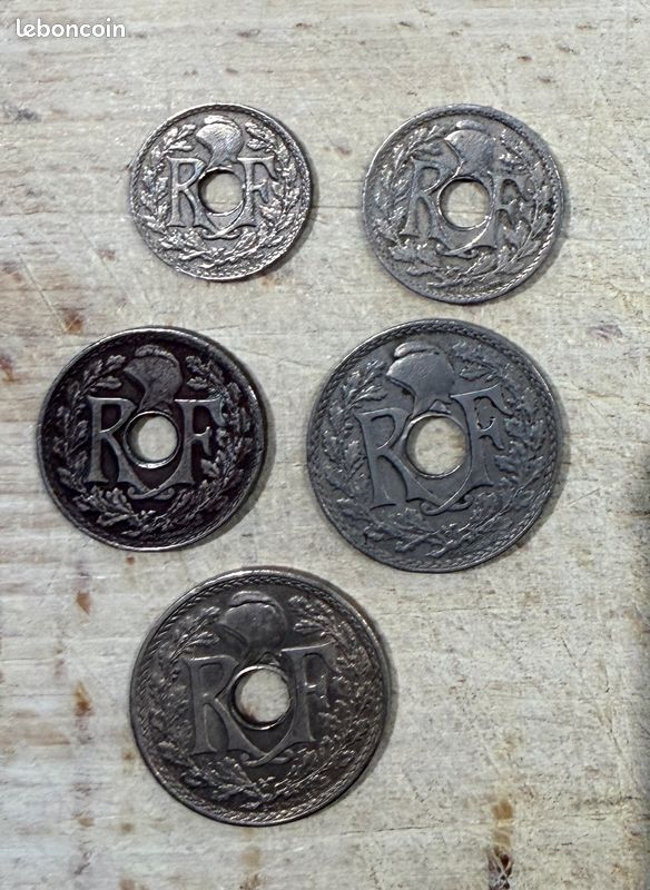 Lot 5 pièces de Francs Lindauer (image 2)