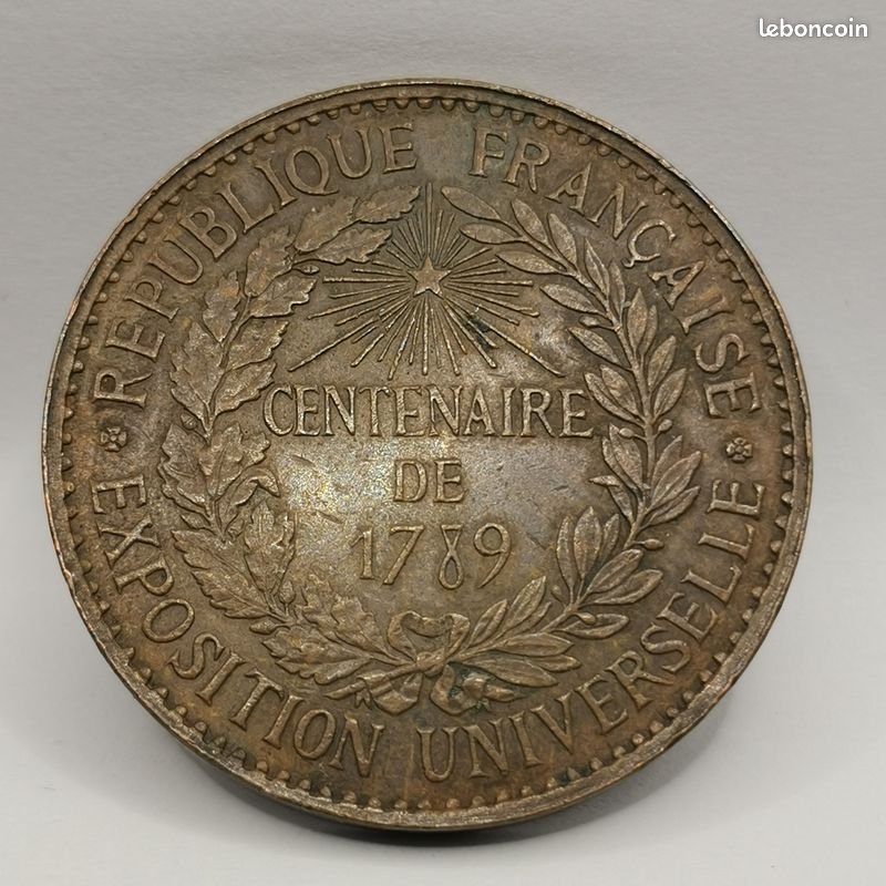 fme_994533 - III REPUBLIC Médaille, Centenaire de 1789
