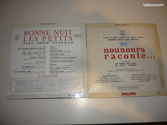 LOT de 2 45T Nounours / bonne nuit les petits (image 2)