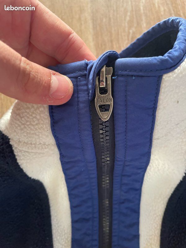 Pull Polaire Old Navy Fille XS – Blanc Marine, Manches Longues, état Très Bon