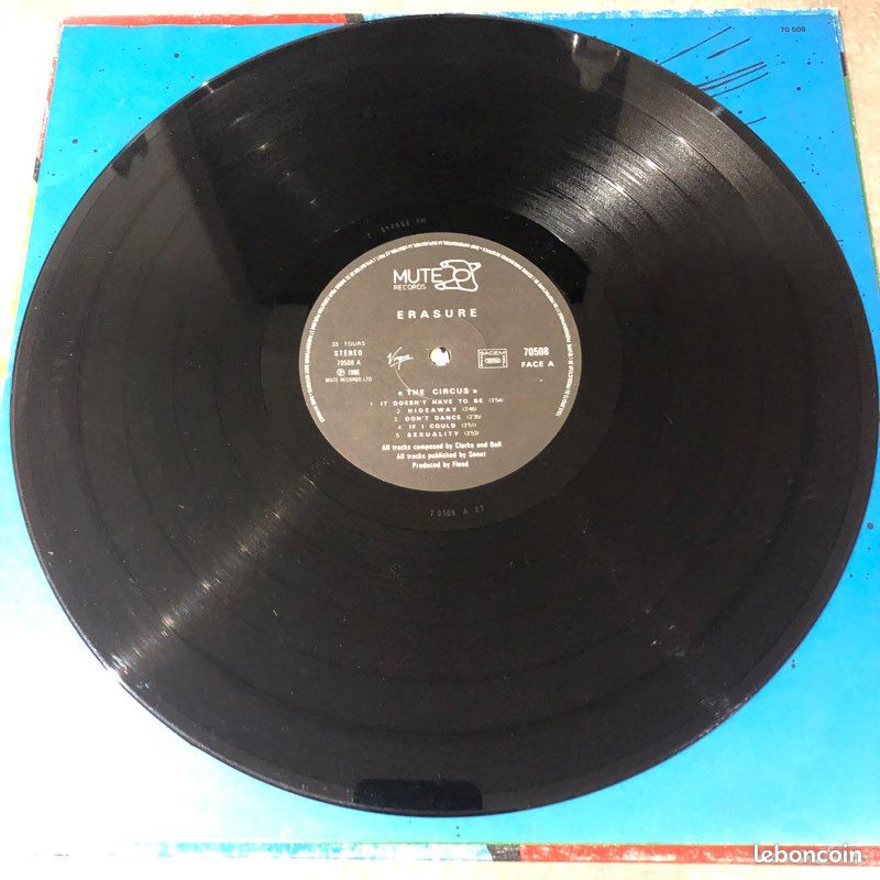 Disque vinyle Erasure – The Circus (image 2)
