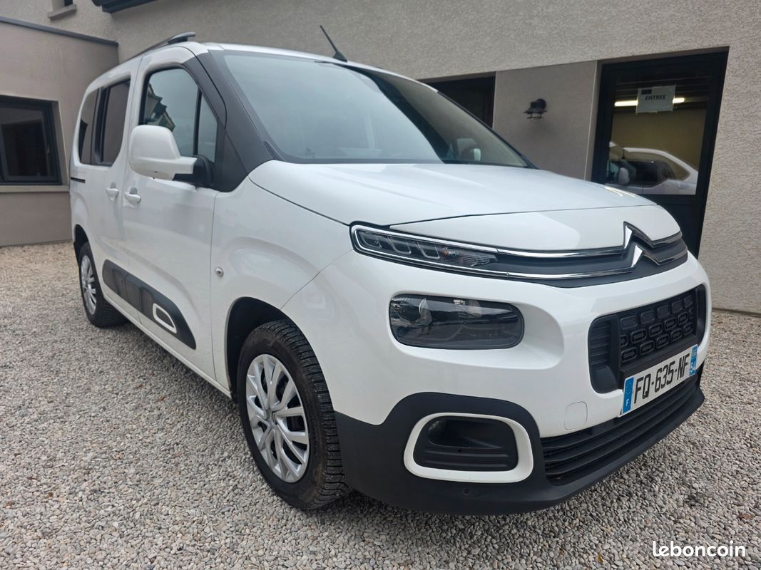 ✅CITROEN BERLINGO TAILLE M BLUE HDI hdi 100s&s BVM5 SHINE ⏩️PREMIERE MAIN⏩️ AVEC ENTRETIEN CONSTRUCTEUR (image 2)