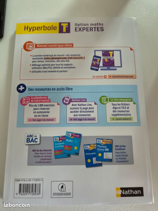 Mathématiques Hyperbole Term Option maths EXPERTES (image 4)