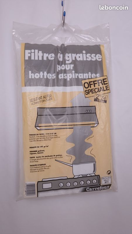 Filtre à graisse pour hotte aspirante (image 1)