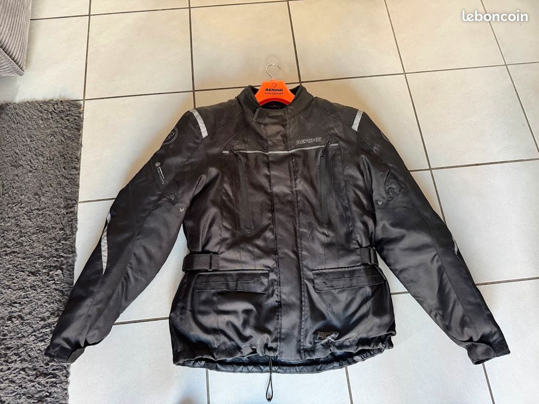 Ensemble moto Bering veste + pantalon – XXL – État neuf (image 2)