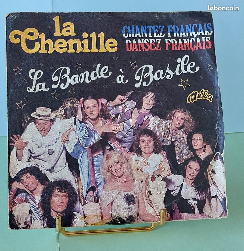 45T vinyle, La bande à Basile "La chenille" 1977 (image 1)