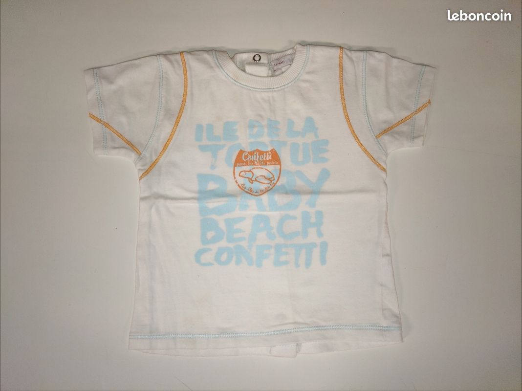 Différents t-shirt manches courtes 12 mois (image 2)