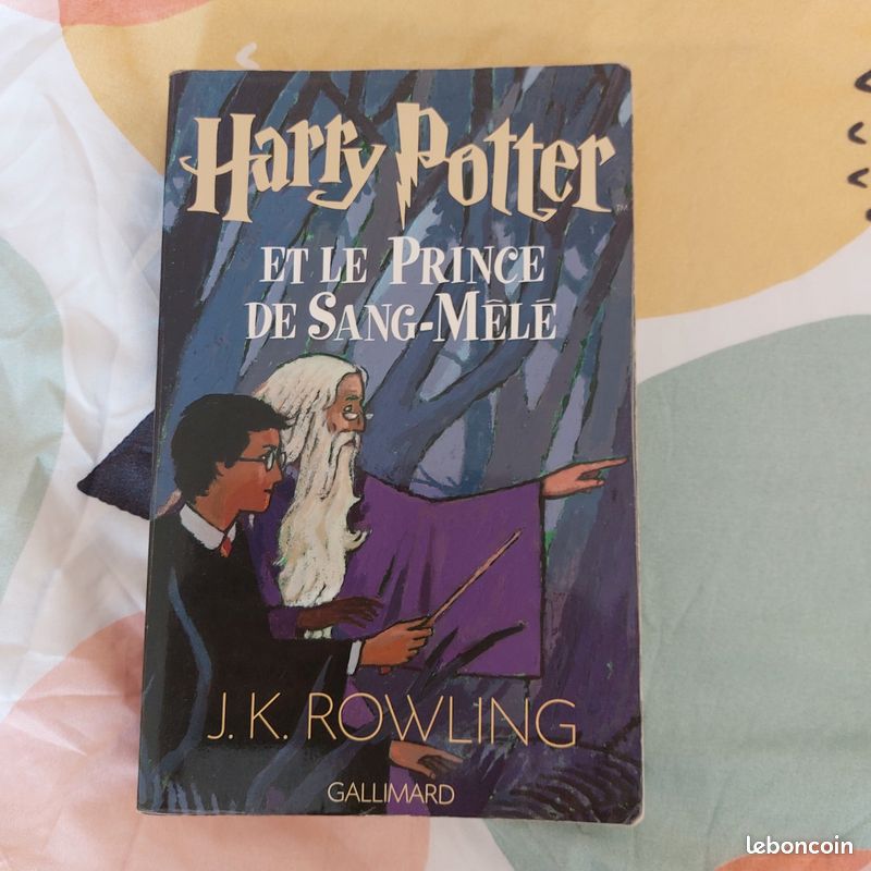Lot Harry Potter: Le Prince de sang mêlée et Les Reliques de la mort édition Gallimard (image 2)