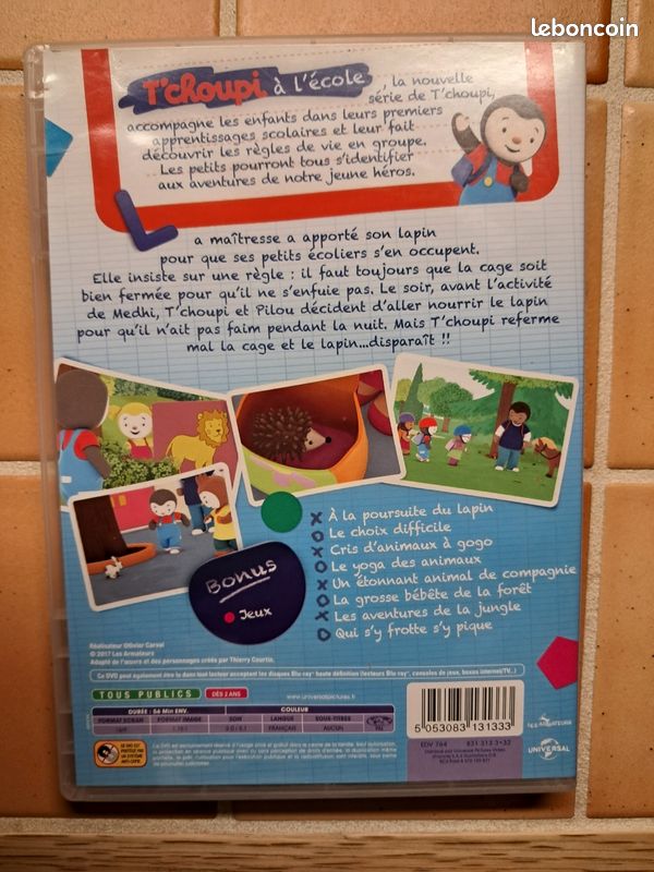 Lot de 2 DVD T'choupi à l'école (image 4)