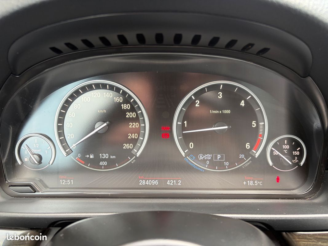 BMW SERIE 5 (F10) Berline 530d 3.0 d 258 cv EXCLUSIVE Boîte automatique (image 9)