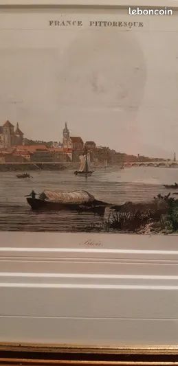 Gravure ancienne Blois (image 2)