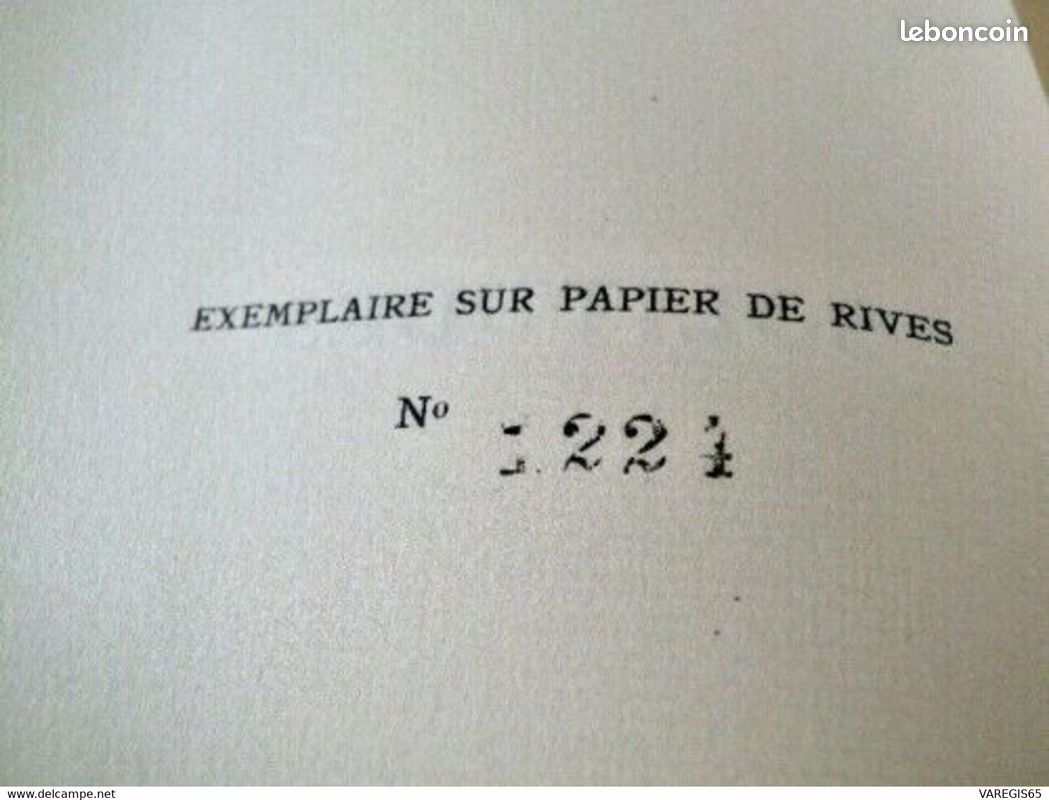 SOLITUDES - EDOUARD ESTAUNIÉ - PAPIER DE RIVES - 1e Ed 1922 - 1760 ex - G.GRÈS (image 5)