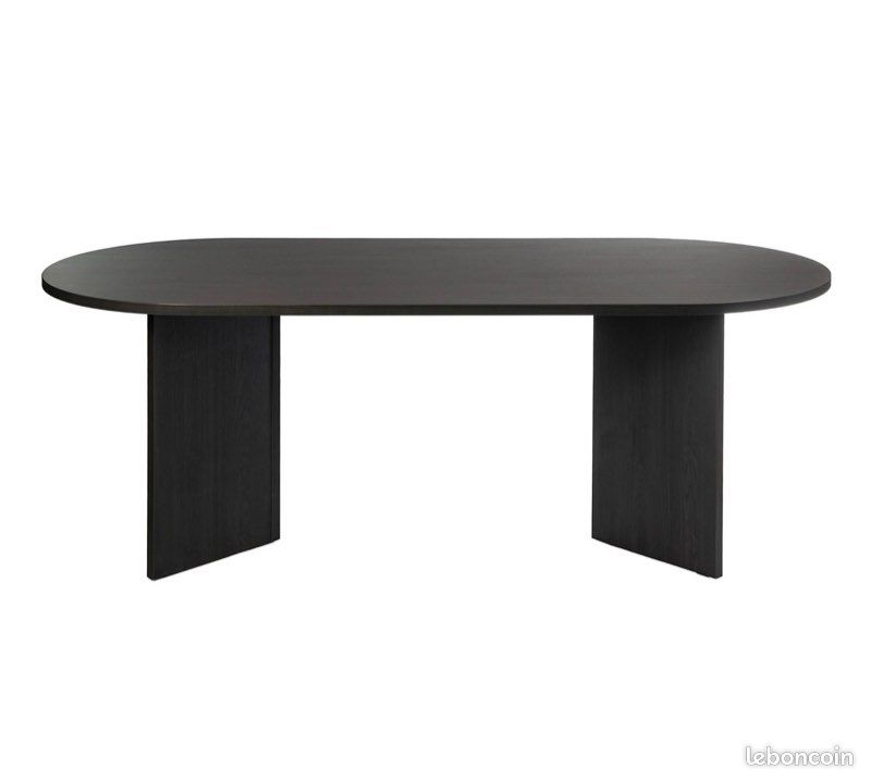 Table à manger noir (image 1)