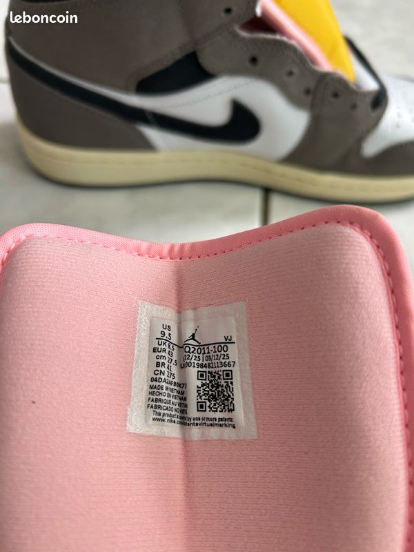 Air Jordan 1 Mid SE White cave stone (image 8)