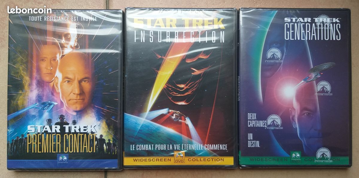 Coffret STAR TREK NEXT GENERATION 3dvd (NEUF) (image 4)