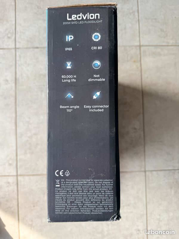 Projecteur LEDVION 200W - Osram LED - 24000 Lumen - 6500K (image 3)