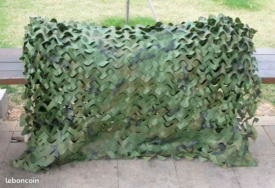 Filet de camouflage Jungle vert 3m x 4m (image 5)