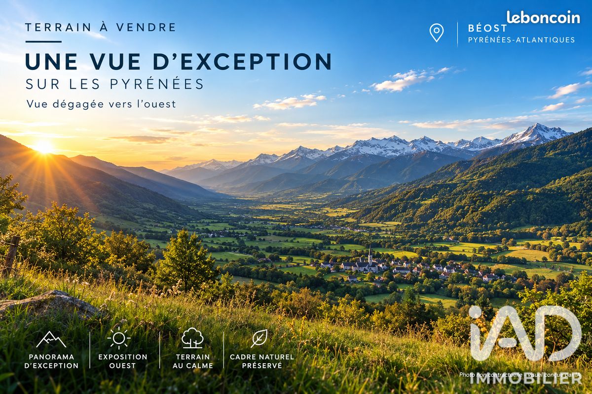 Terrain 1083 m² · à Béost · 1 083 m² · 69 900 €