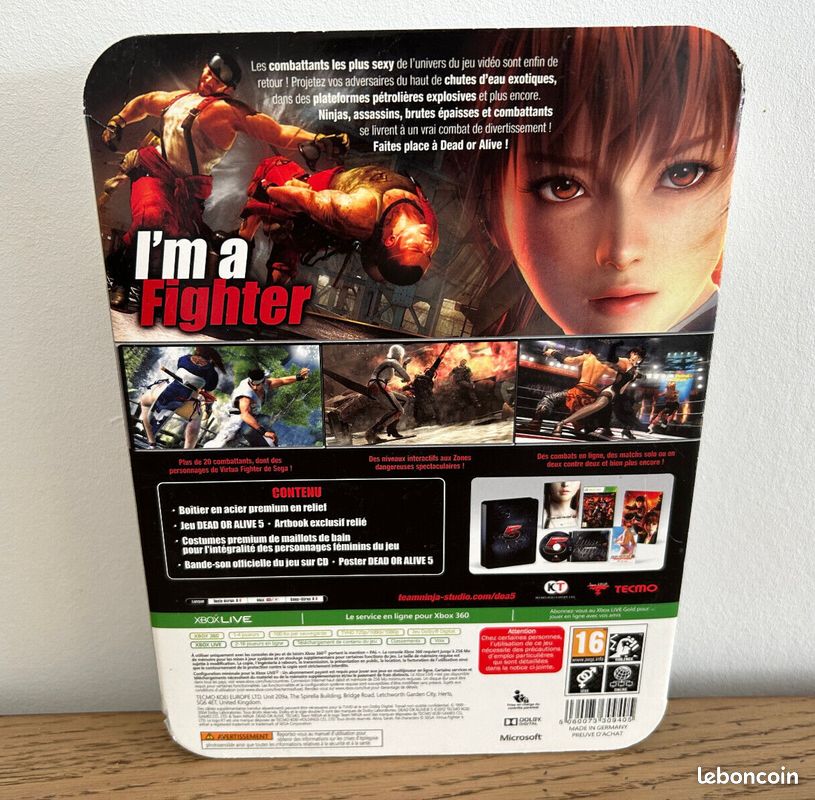 DEAD OR ALIVE 5 édition collector - Xbox 360 - PAL FR - LIRE