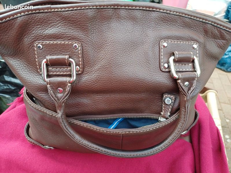 SAC CUIR TOMMY HILFIGER - vintage (image 4)