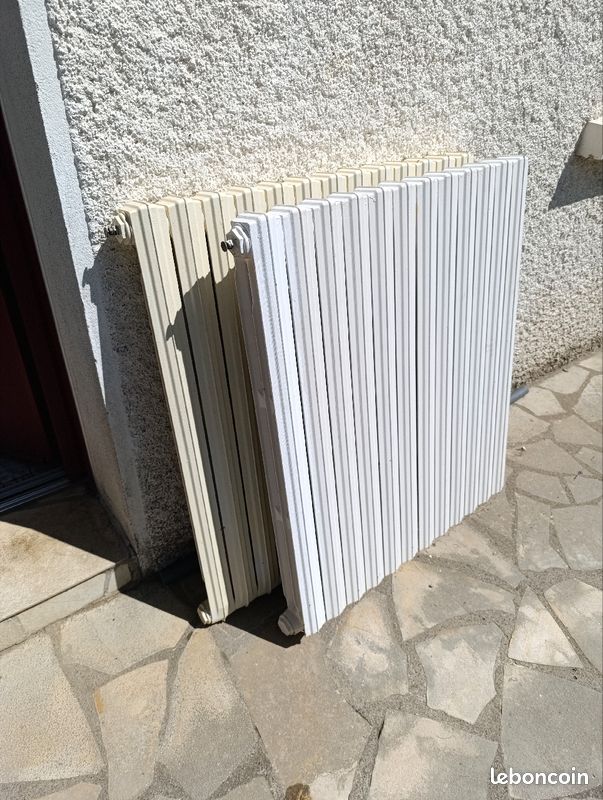 Lot de 2 radiateurs en fonte (image 1)