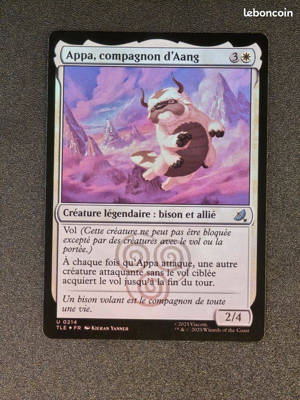 Magic the gathering - Appa, compagnon d’Aang - Foil - Avatar, le ...
