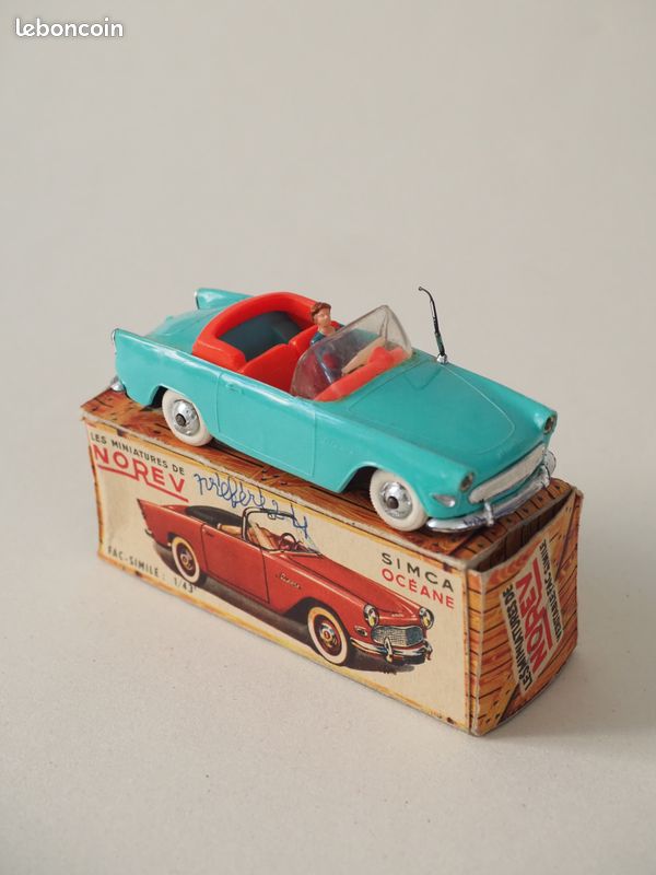 Norev 1/43 Simca 1500 Gris Très Clair N°79 - Miniature Plastique Française En Boîte