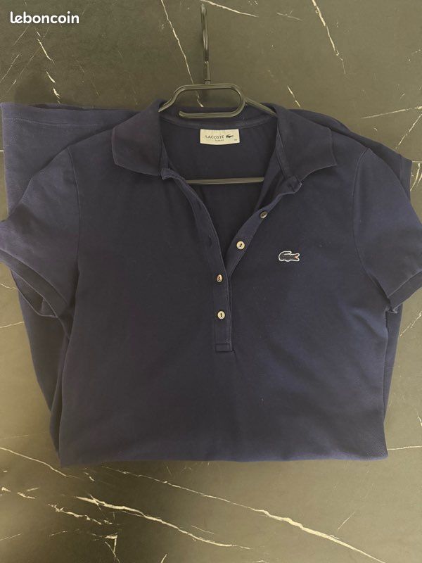 Robe polo Lacoste bleu marine Vêtements
