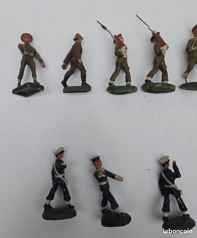 Durso / L'infanterie : Bel Ensemble De 2 Soldats • EUR 38,00